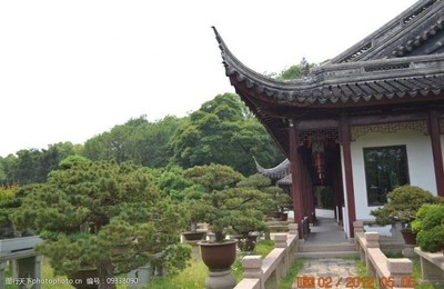 古住宅盆景图片素材