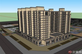 融合古典神韵与现代宜居 新古典风格小高层商业住宅楼设计探析